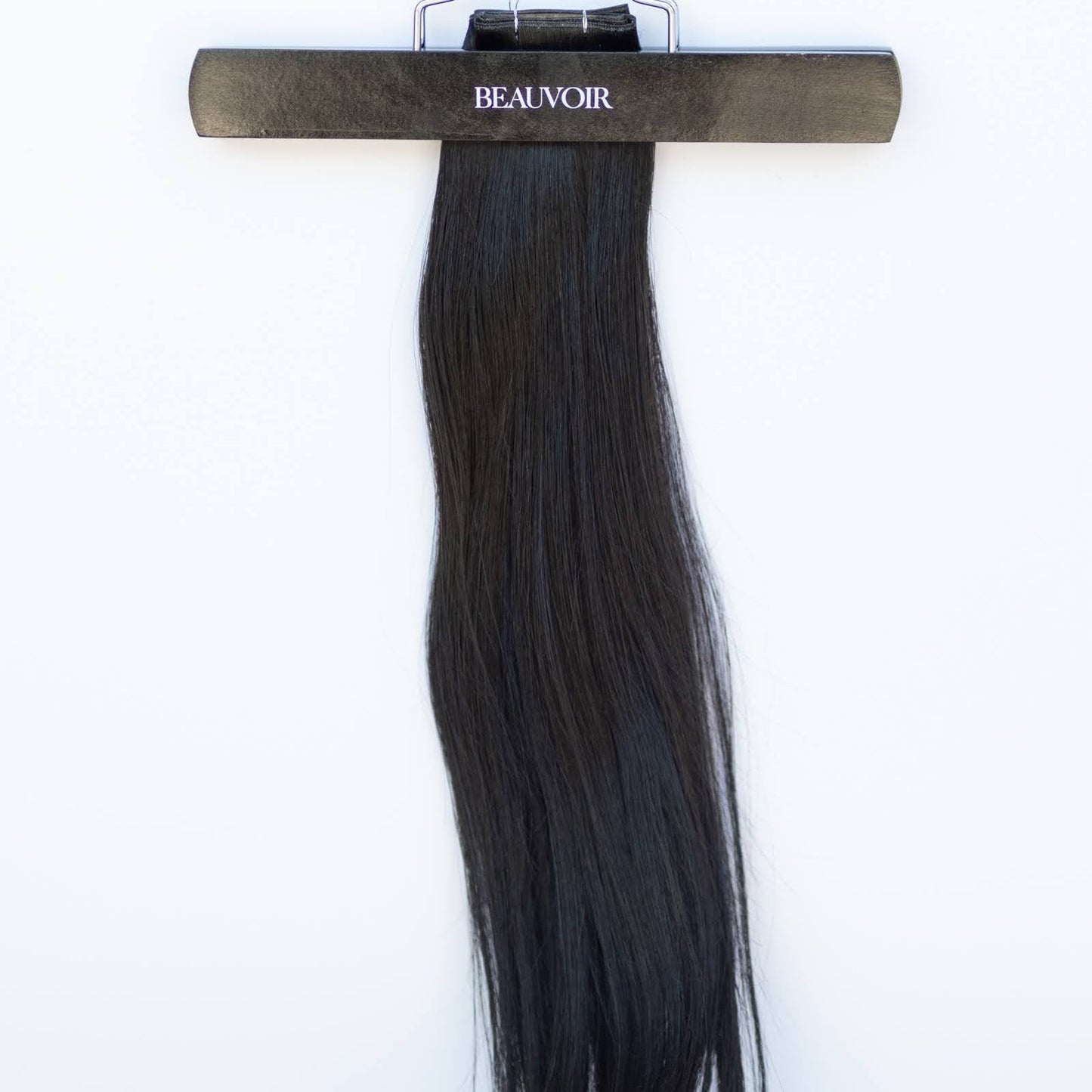 Genius (Micro) Weft 24" 94g Single Donor Virgin - #1B Midnight (aka Off Black)