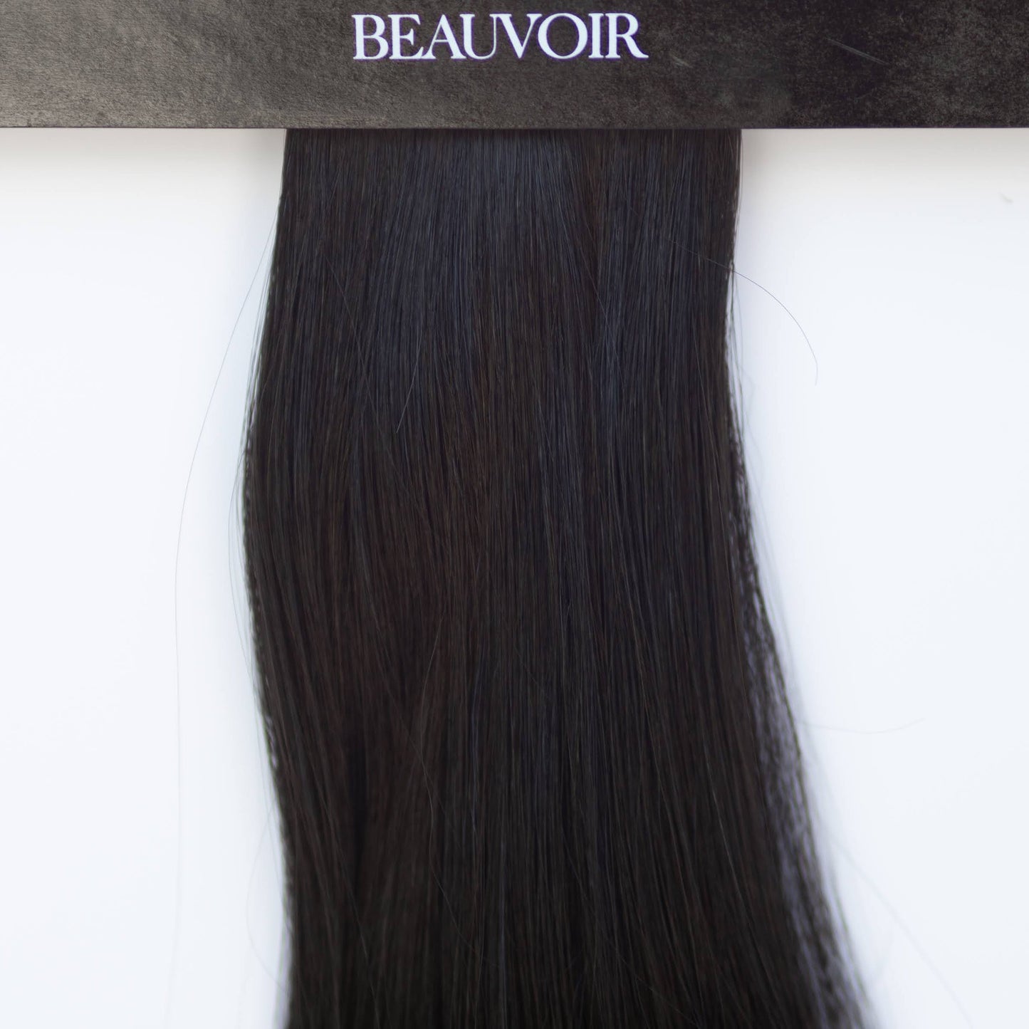 Genius (Micro) Weft 20" 80g Pro Blend Hair Extensions - #1B Midnight (aka Off Black)