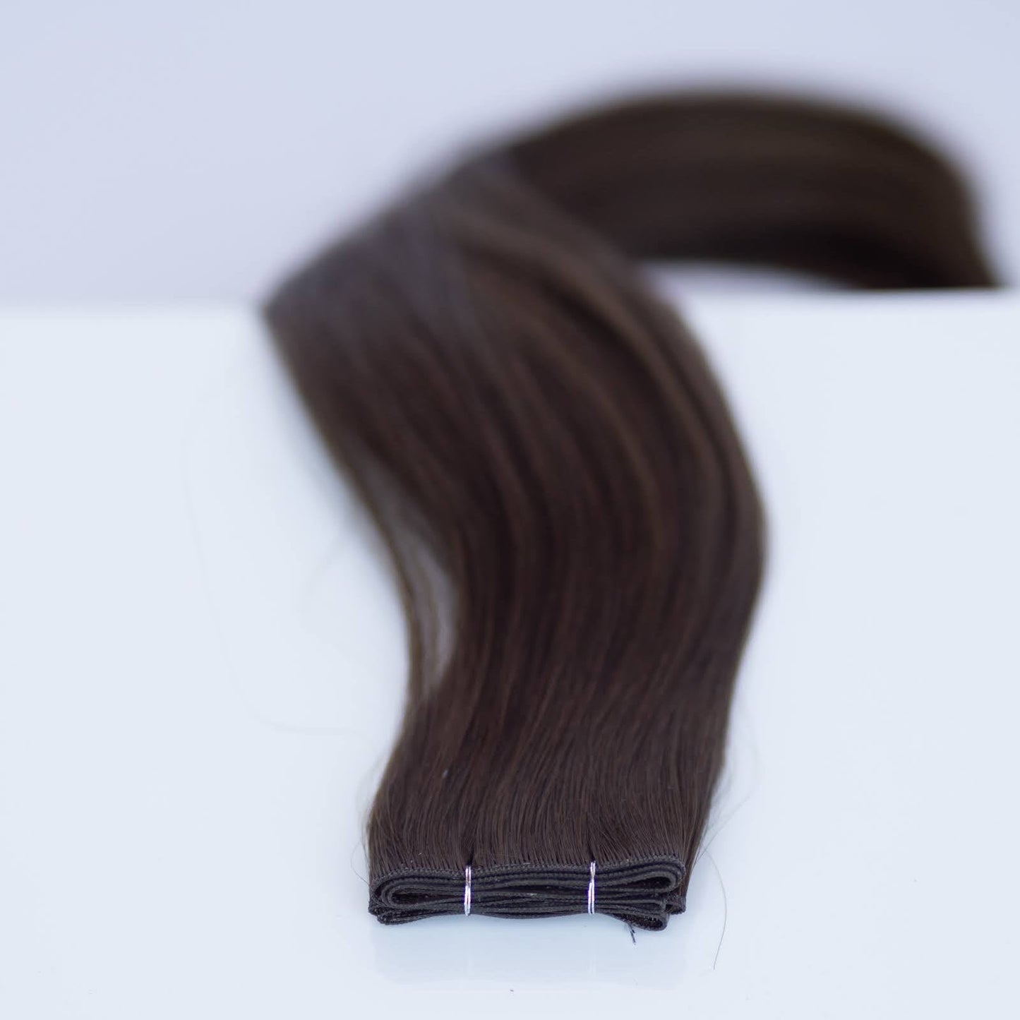 Genius (Micro) Weft 20" 80g Pro Blend Hair Extensions - #2 Dark Chocolate (aka Dark Brown)