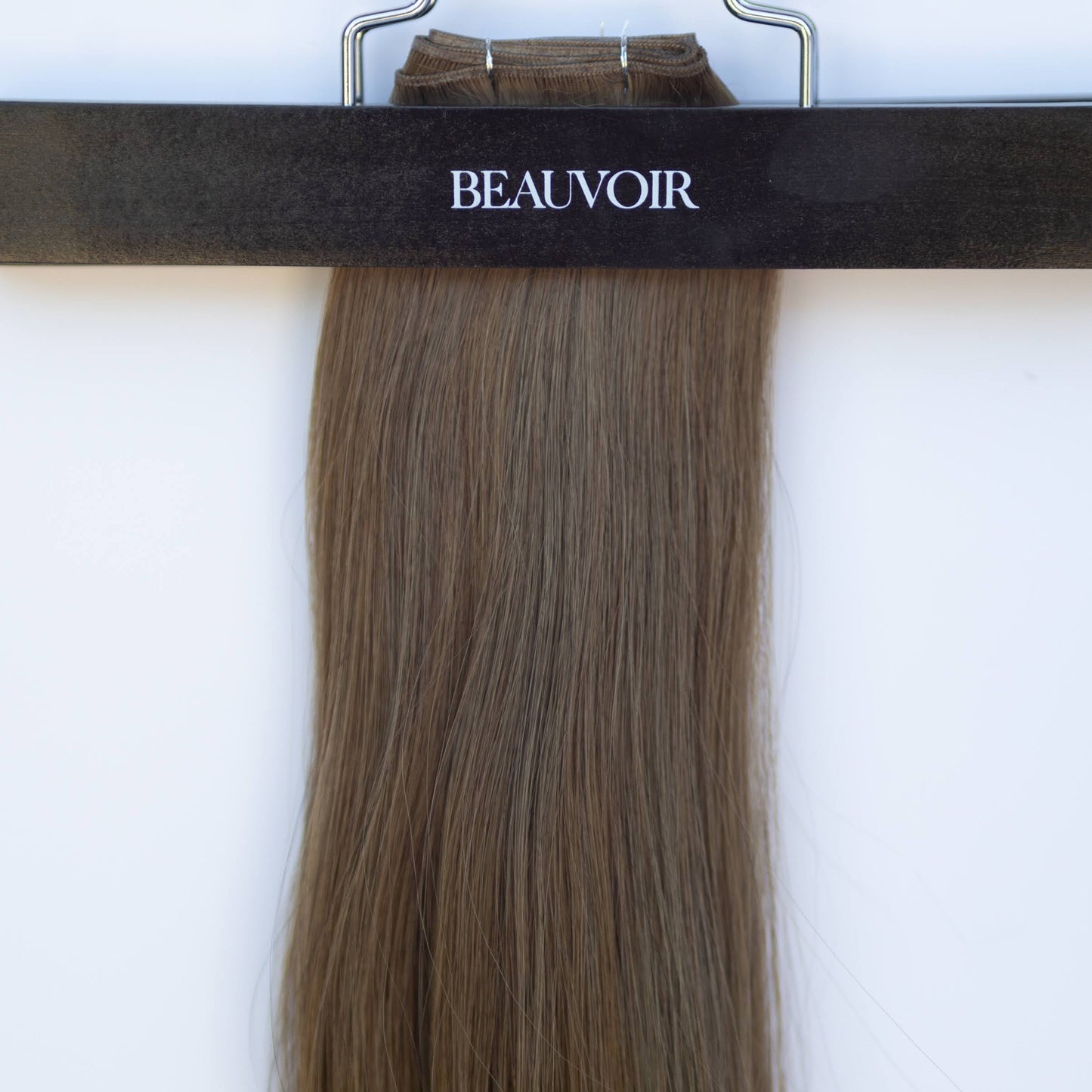 Genius (Micro) Weft 16" 60g Pro Blend Hair Extensions - #8 Whiskey Brown (aka Ash Brown)