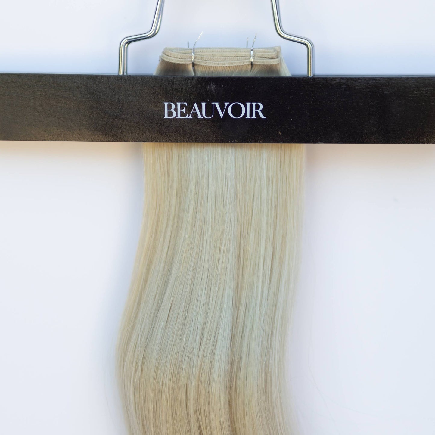 Genius (Micro) Weft 22" 88g Pro Blend Hair Extensions - #66 Pinot Grigio (aka Icy Silver)