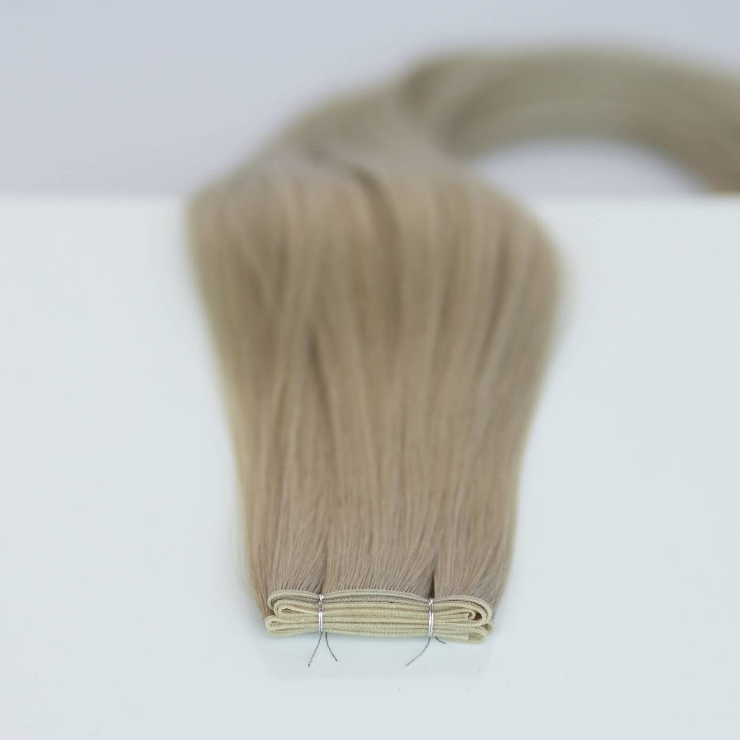 Genius (Micro) Weft 22" 88g Pro Blend Hair Extensions - #66 Pinot Grigio (aka Icy Silver)