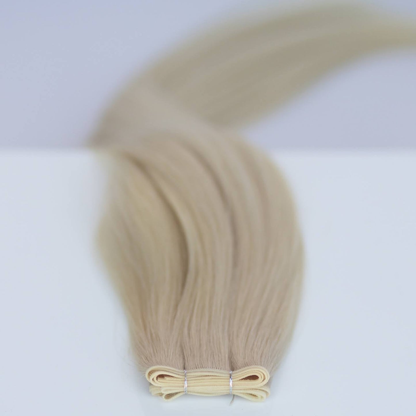 Genius (Micro) Weft 18" 68g Pro Blend Hair Extensions - #80 Hollywood Blonde (aka White Blonde)