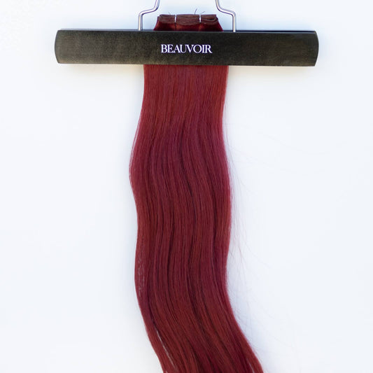 Genius (micro weft) Pro Blend 24" 94g  - #555 Akako Red by Martha Nicola