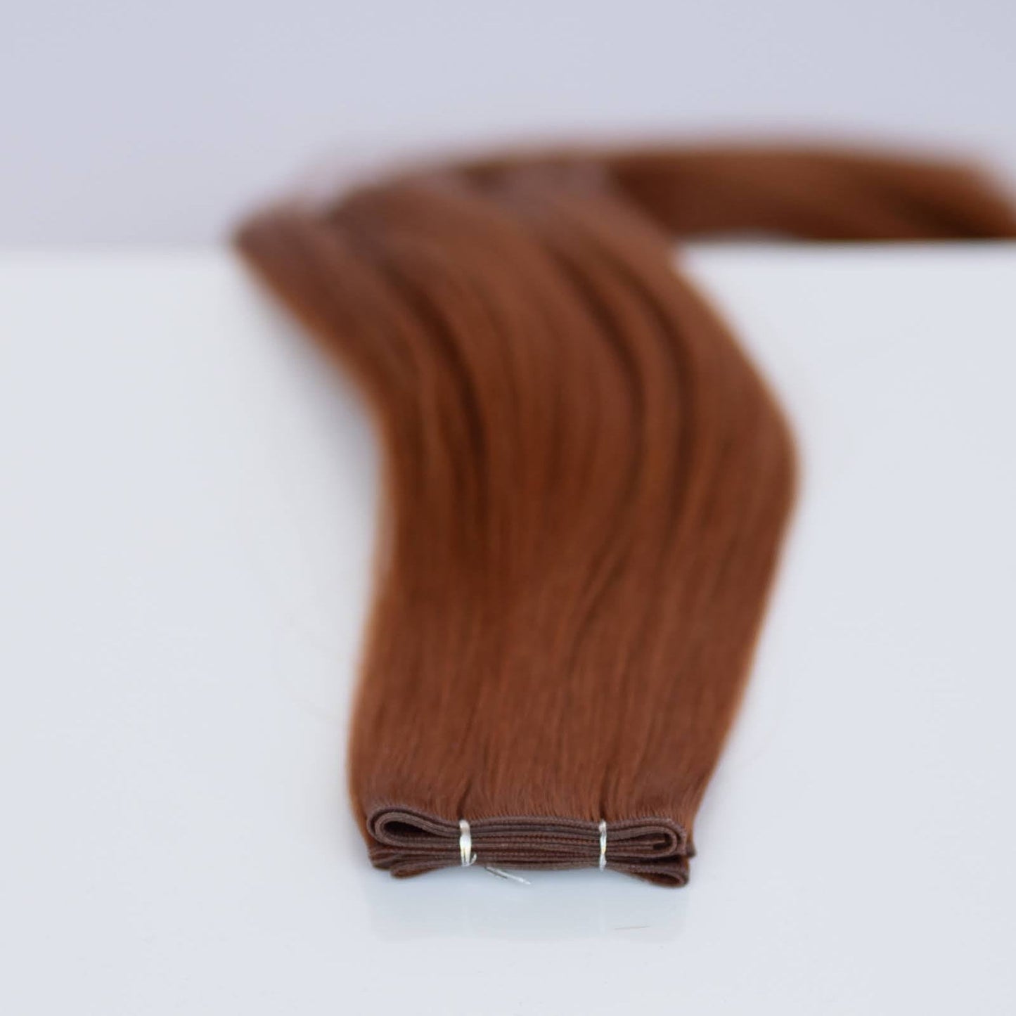 Genius (Micro) Weft 18" 68g Pro Blend Hair Extensions - #570 Sunset (aka Pumpkin Spice)