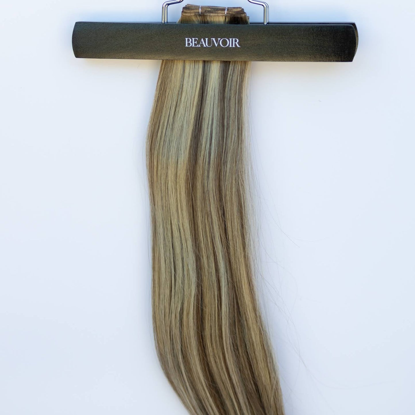 Genius (Micro) Weft 20" 80g Pro Blend Hair Extensions - #4/27 Chocolate Brulé (aka Highlight Chocolate Brown)