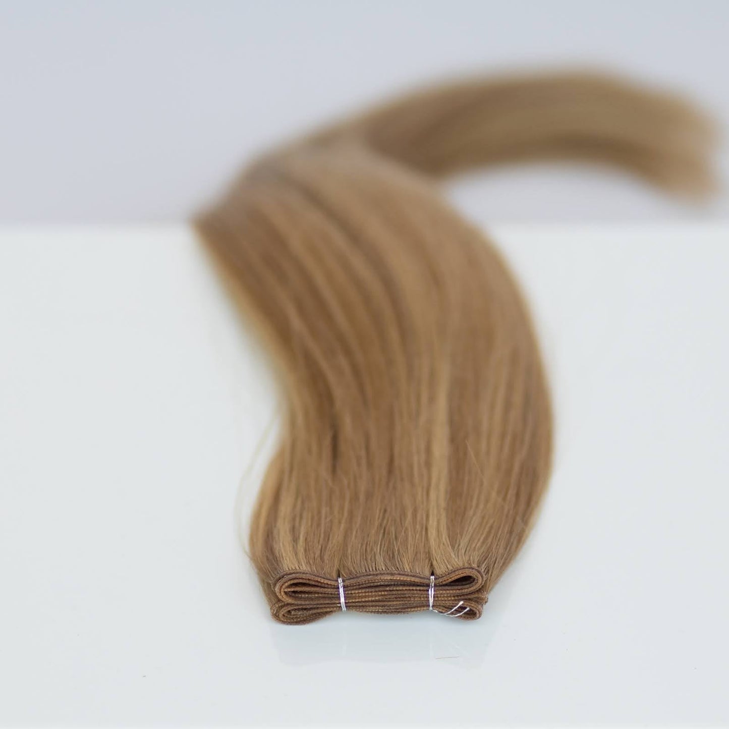 Genius (Micro) Weft 22" 88g Pro Blend Hair Extensions - #6/18 Sea Salt & Caramel (aka Highlight Hot Toffee Blonde)