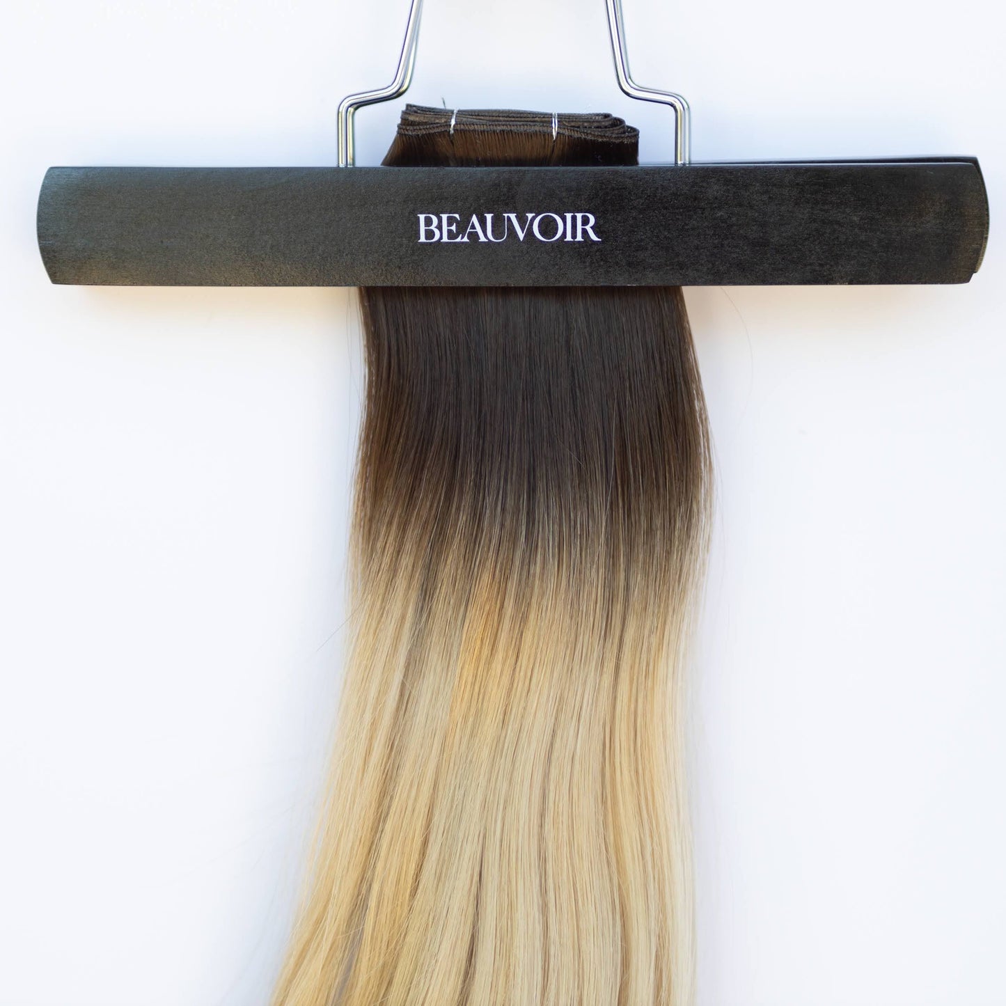 Genius (Micro) Weft 20" 80g Pro Blend Hair Extensions - #2/18 Café Noir Balayage (aka Balayage Dark Brown/Dirty Blonde)