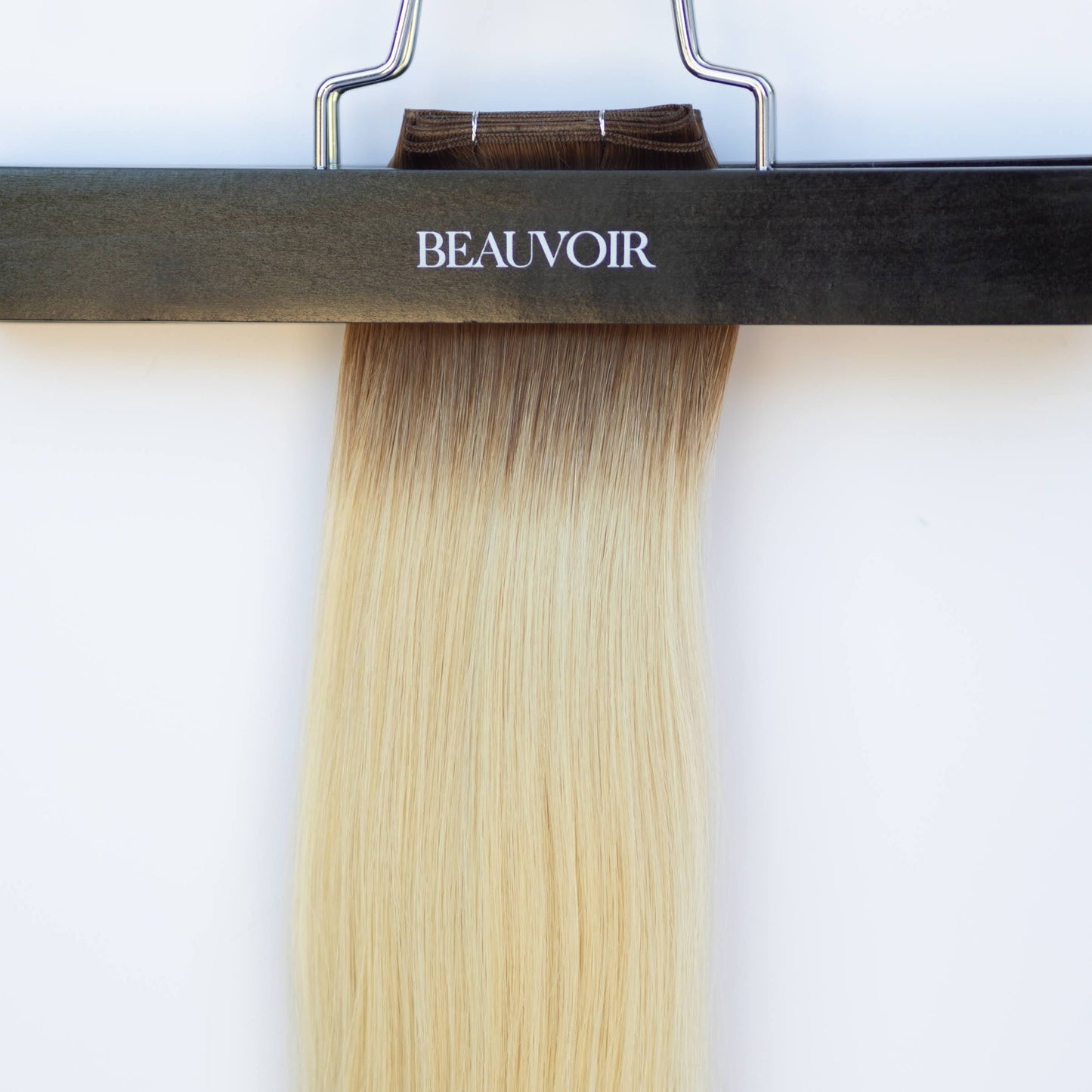 Genius (Micro) Weft 18" 68g Pro Blend Hair Extensions - #T3/60 Cocoa Rooted Blonde (aka Rooted Walnut Brown/Ash Blonde)
