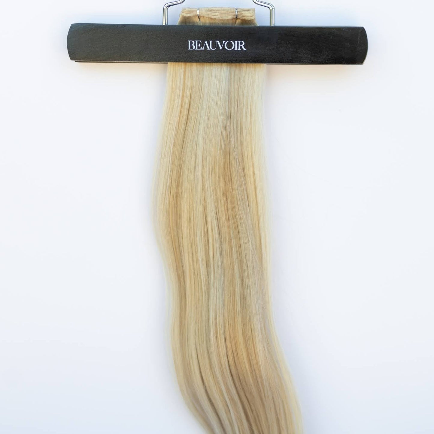 Genius (Micro) Weft 18" 68g Pro Blend Hair Extensions - #80/18/46 Summer Blonde (aka Piano Key White Truffle)