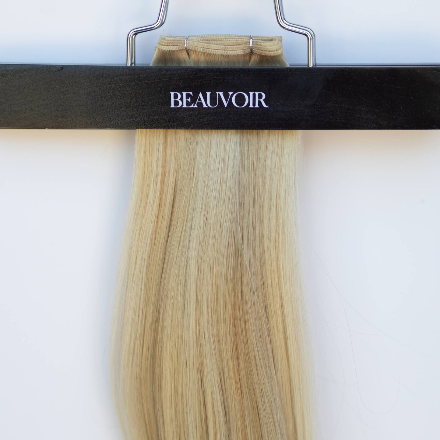 Genius (Micro) Weft 16" 60g Pro Blend Hair Extensions - #80/18/46 Summer Blonde (aka Piano Key White Truffle)