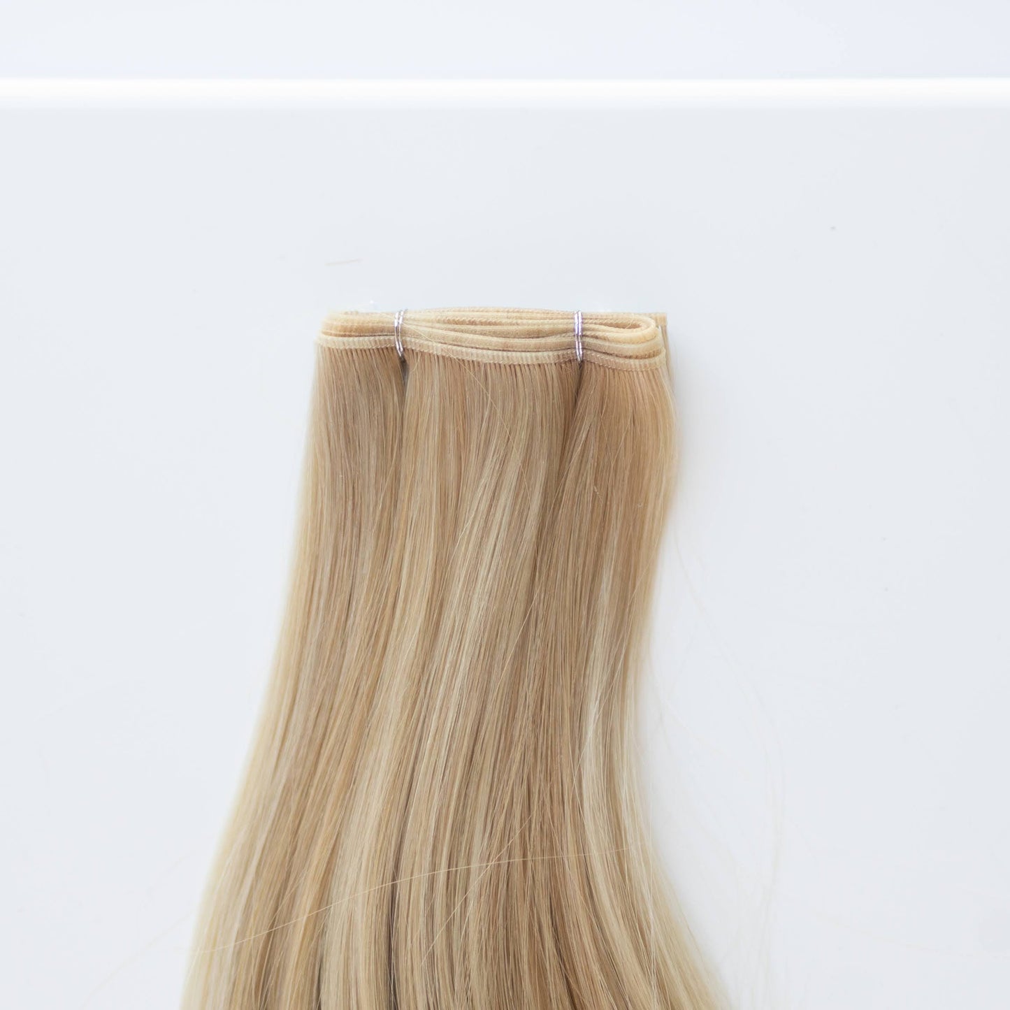 Genius (Micro) Weft 22" 88g Pro Blend Hair Extensions - #80/18/46 Summer Blonde (aka Piano Key White Truffle)