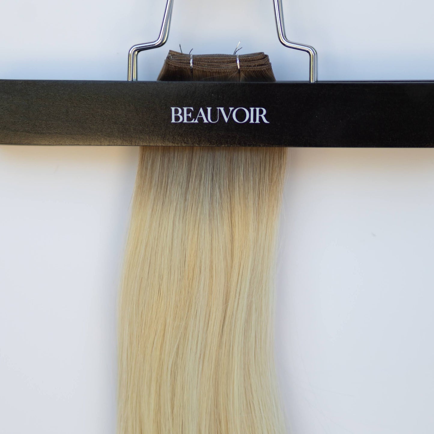 Genius (Micro) Weft 24" 94g Pro Blend Hair Extensions - #T1CC/80 Smokey Blonde (aka Cool Mochachino Brown/White Blonde)