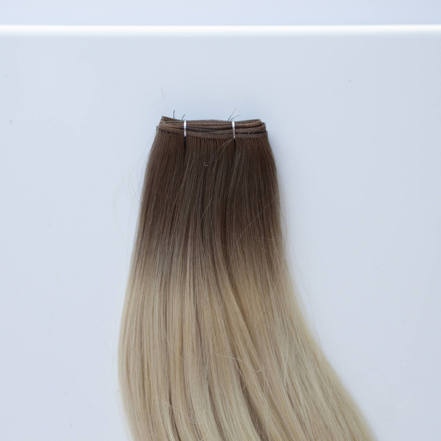 Genius (Micro) Weft 24" 94g Pro Blend Hair Extensions - #T1CC/80 Smokey Blonde (aka Cool Mochachino Brown/White Blonde)