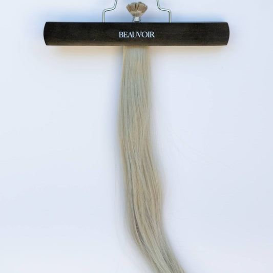 K-Tip 22" 25g Pro Blend Hair Extensions - #66 Pinot Grigio (aka Icy Silver)