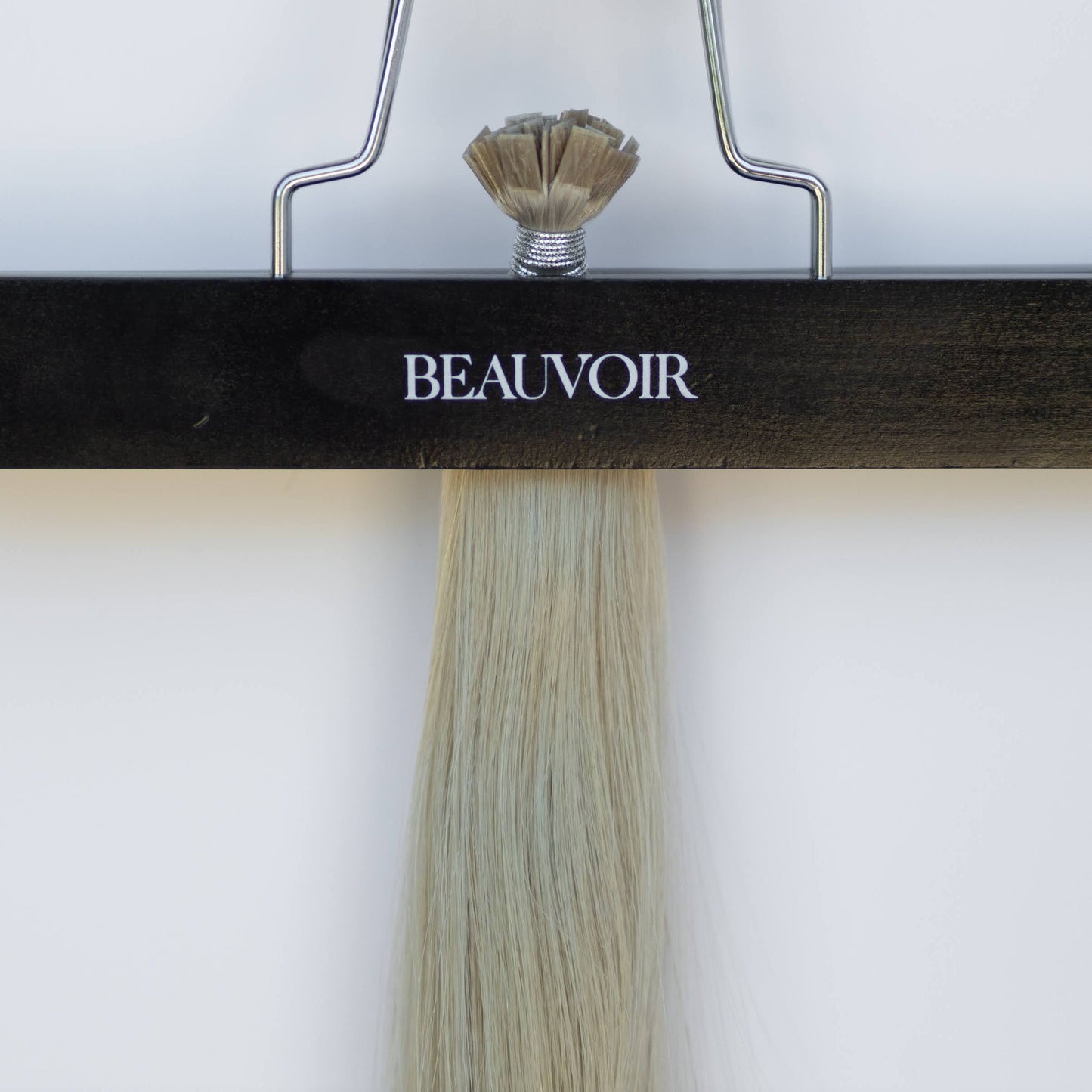 K-Tip 18" 25g Pro Blend Hair Extensions - #66 Pinot Grigio (aka Icy Silver)