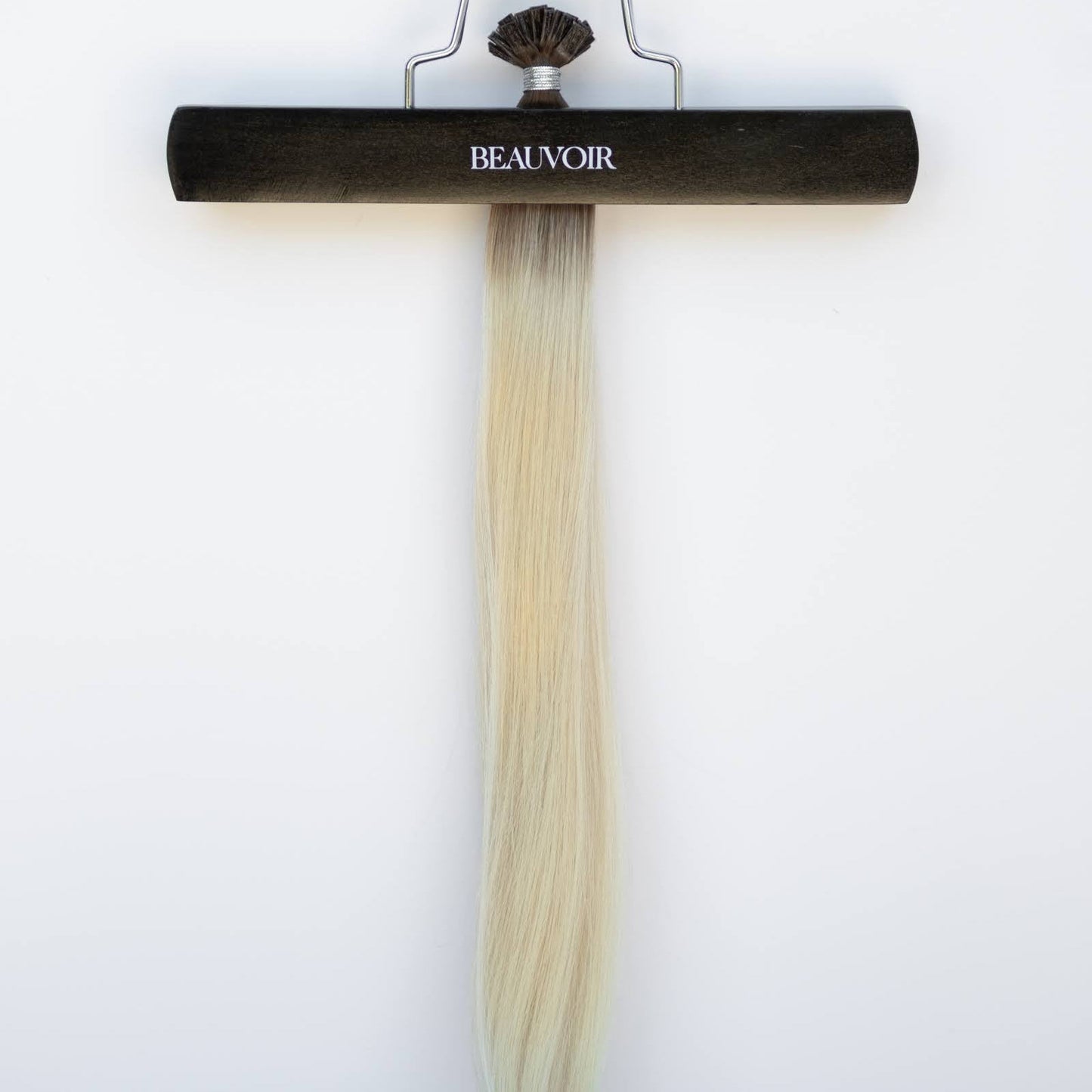 K-Tip 18" 25g Pro Blend Hair Extensions - #T3/60 Cocoa Rooted Blonde (aka Rooted Walnut Brown/Ash Blonde)