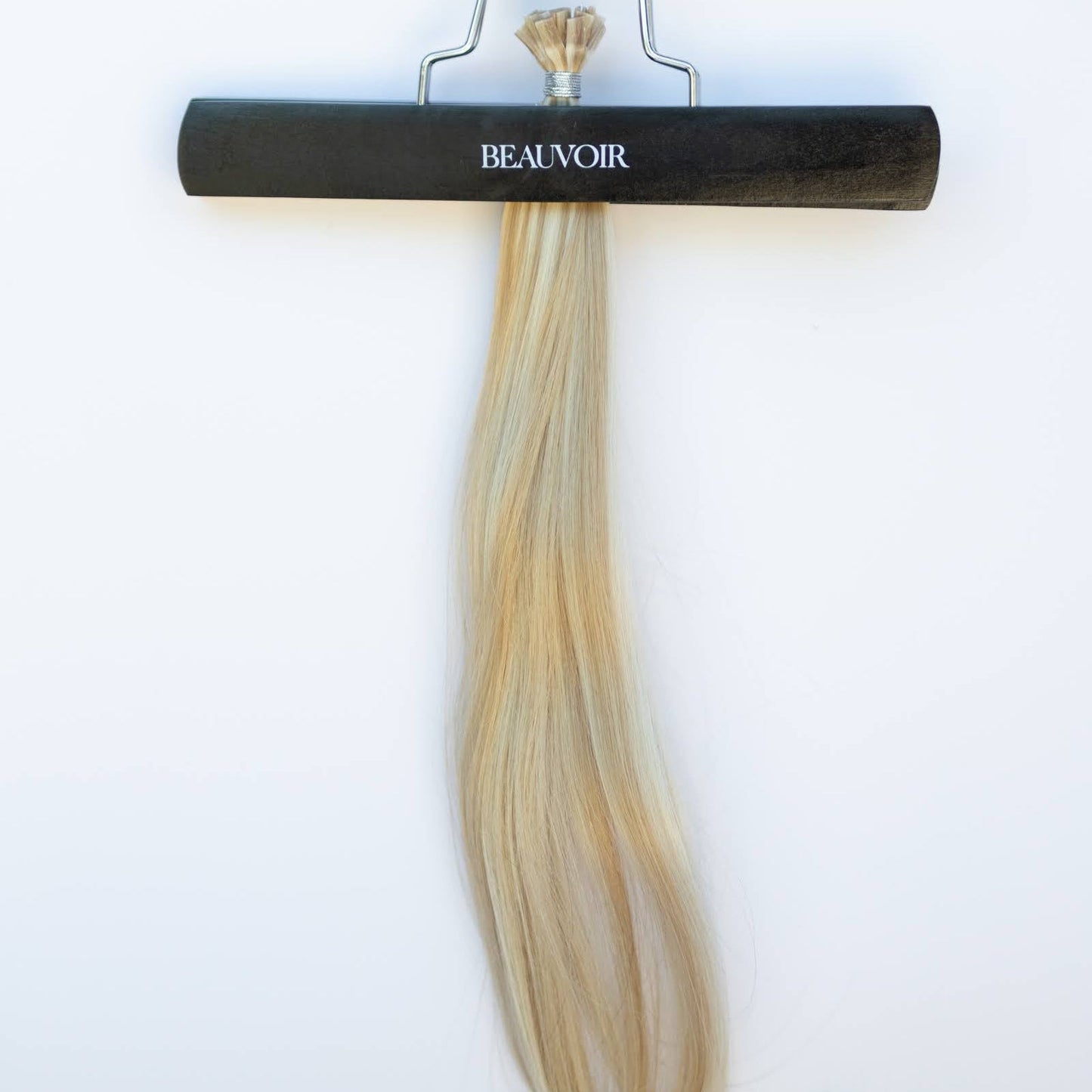 K-Tip 16" 25g Pro Blend Hair Extensions - #80/18/46 Summer Blonde (aka Piano Key White Truffle)