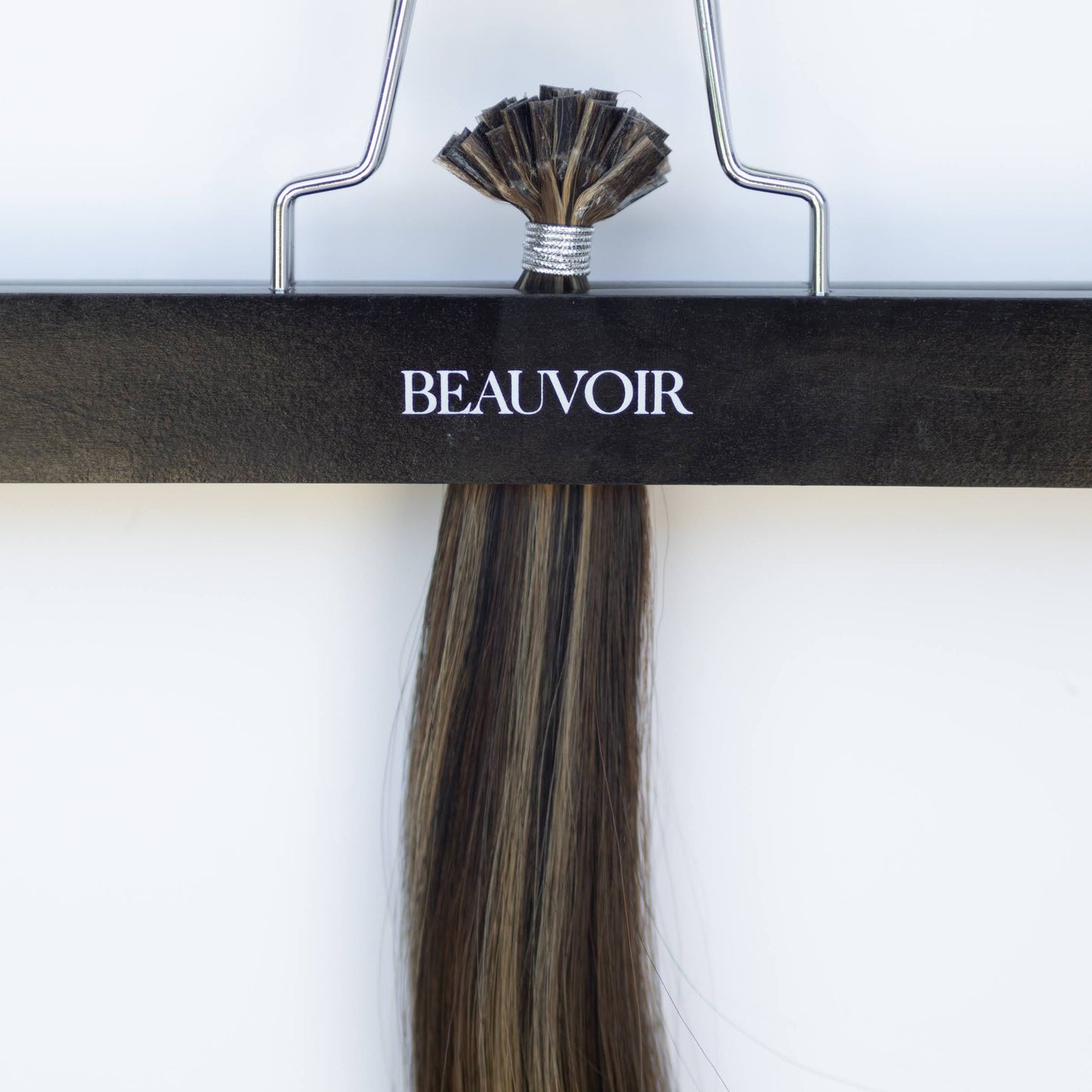 K-Tip 20" 25g Pro Blend Hair Extensions - #1B/2/6 Dark Chocolate Caramel (aka Piano Key Chocolate Drip)