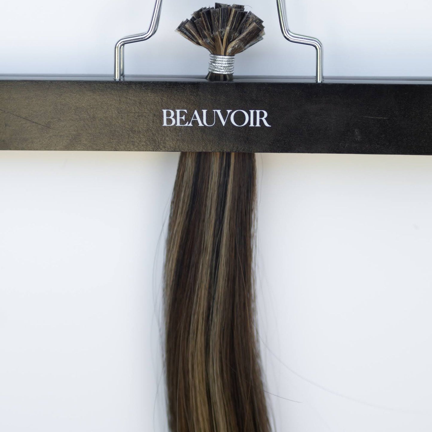 K-Tip 22" 25g Pro Blend Hair Extensions - #1B/2/6 Dark Chocolate Caramel
