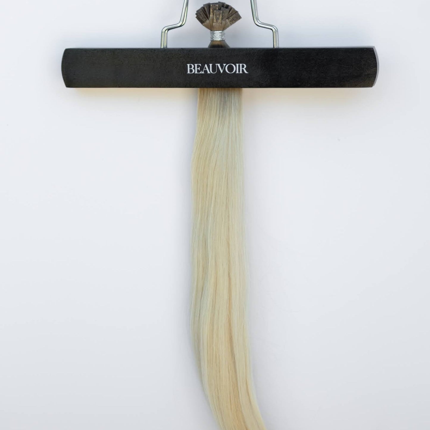 K-Tip 24" 25g Pro Blend Hair Extensions - #T1CC/80 Smokey Blonde (aka Cool Mochachino Brown/White Blonde)