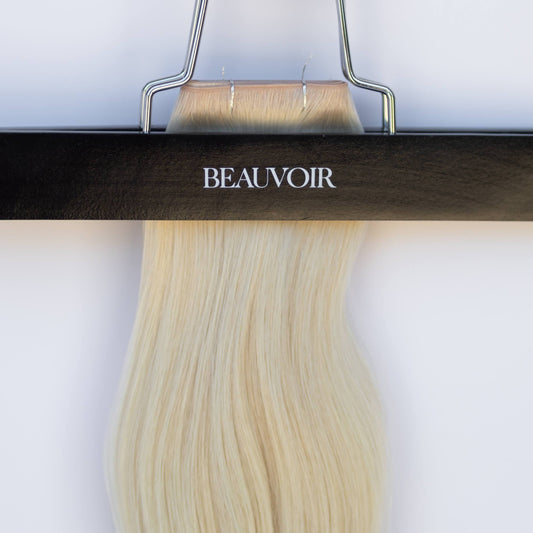 Butterfly Weft 20" 60g Pro Blend - #80 Hollywood Blonde (aka White Blonde/Platinum)