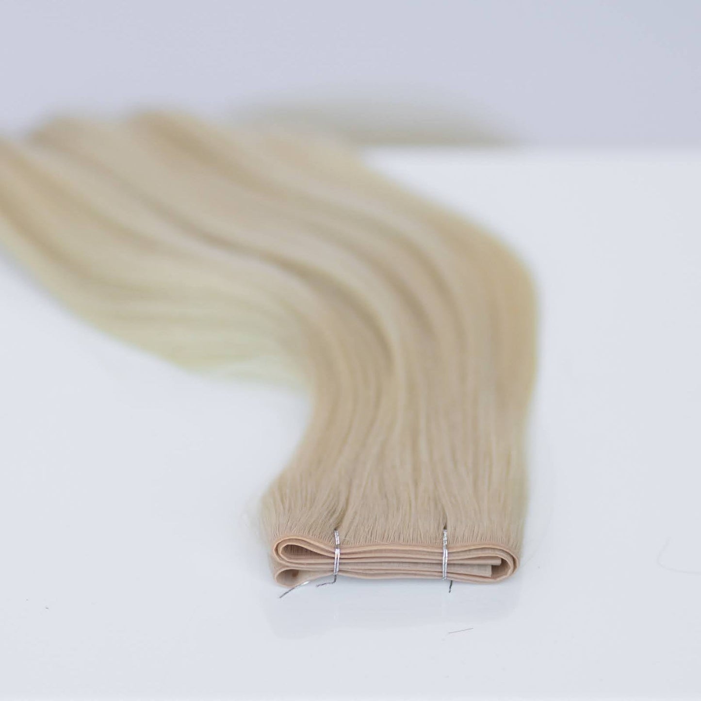 Butterfly Weft 24" 75g Pro Blend - #80 Hollywood Blonde (aka White Blonde/Platinum)