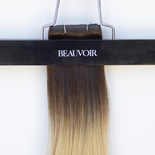 Butterfly Weft 24" 75g Pro Blend - #2/18 Café Noir Balayage (aka Balayage Dark Brown/Dirty Blonde)