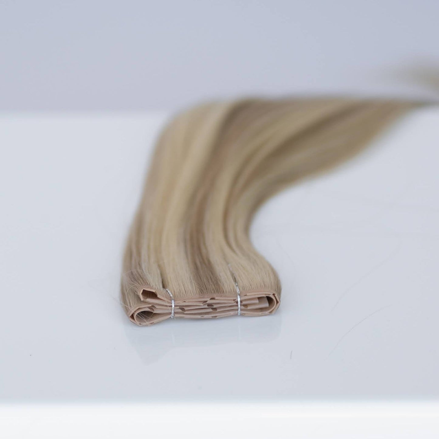 Butterfly Weft 24" 75g Pro Blend - #80/18/46 Summer Blonde (aka Piano Key White Truffle)