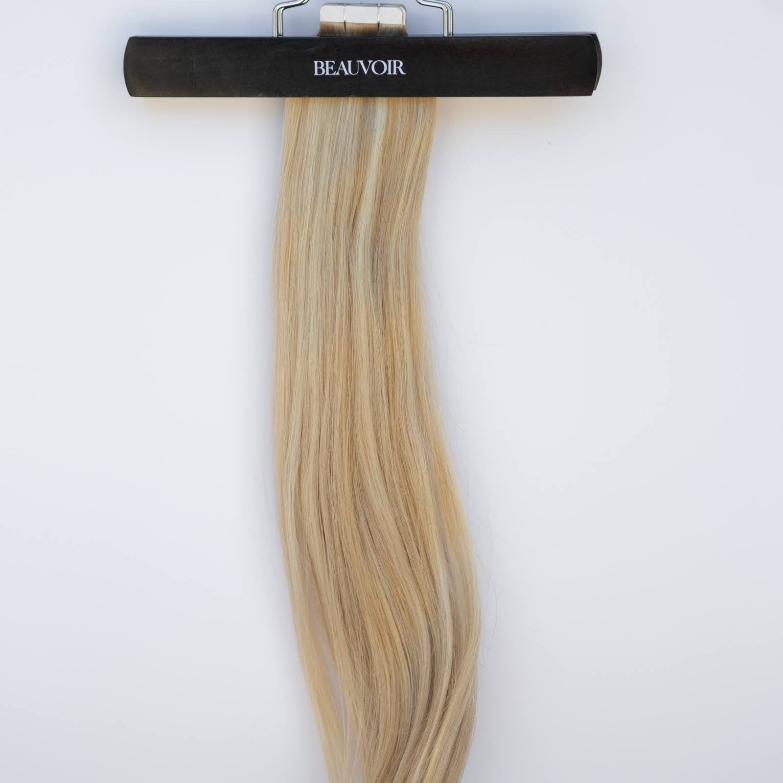Tape-In 24" 55g Single Donor Virgin - #80/18/46 Summer Blonde (aka Piano Key White Truffle)