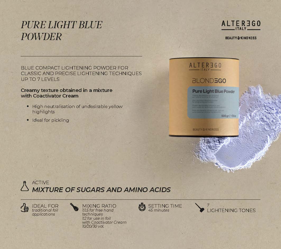 ALTER EGO ITALY - BlondEgo Series - Pure Light Blue Powder