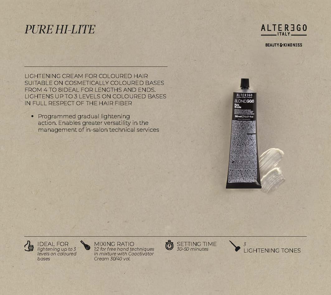 ALTER EGO ITALY - BlondEgo Series - Pure Toner White