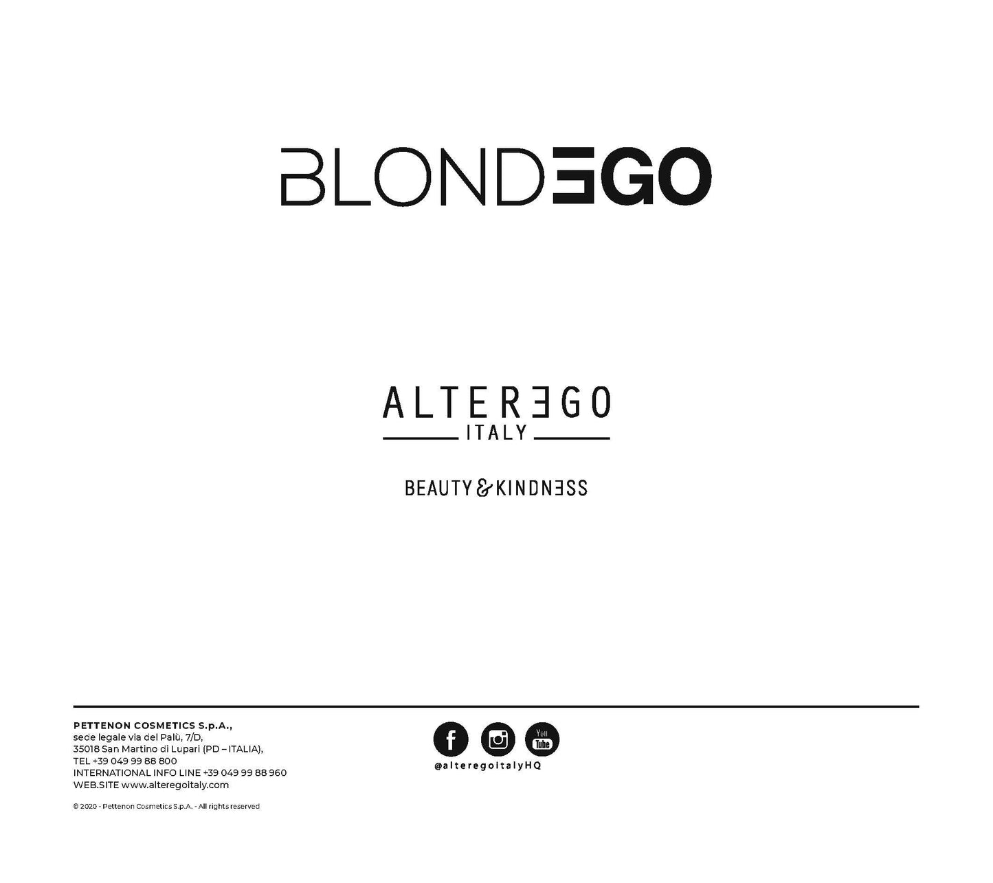 Alter Ego Italy BlondEgo — Pure Light Cream (500g)