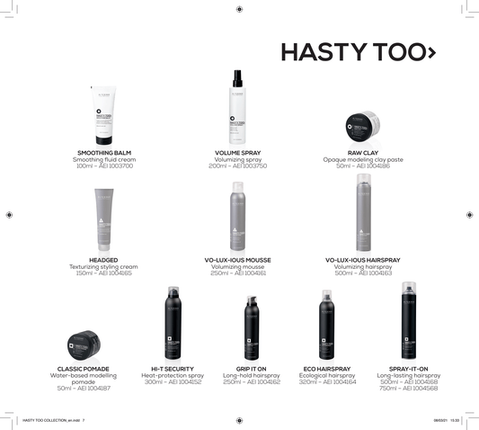 ALTER EGO ITALY- HASTY TOO STYLING SERIES - Classic Pomade Water Based