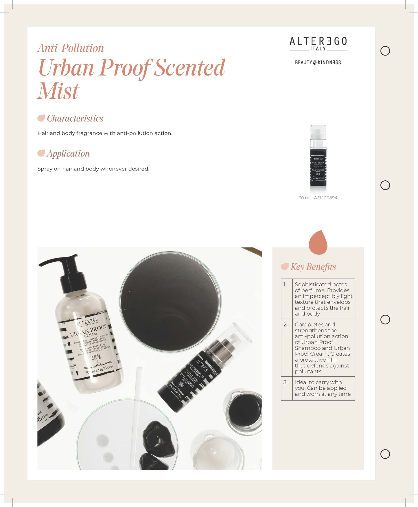 ALTER EGO ITALY  - Urban Proof Collection - Urban Proof Instant Dry Shampoo