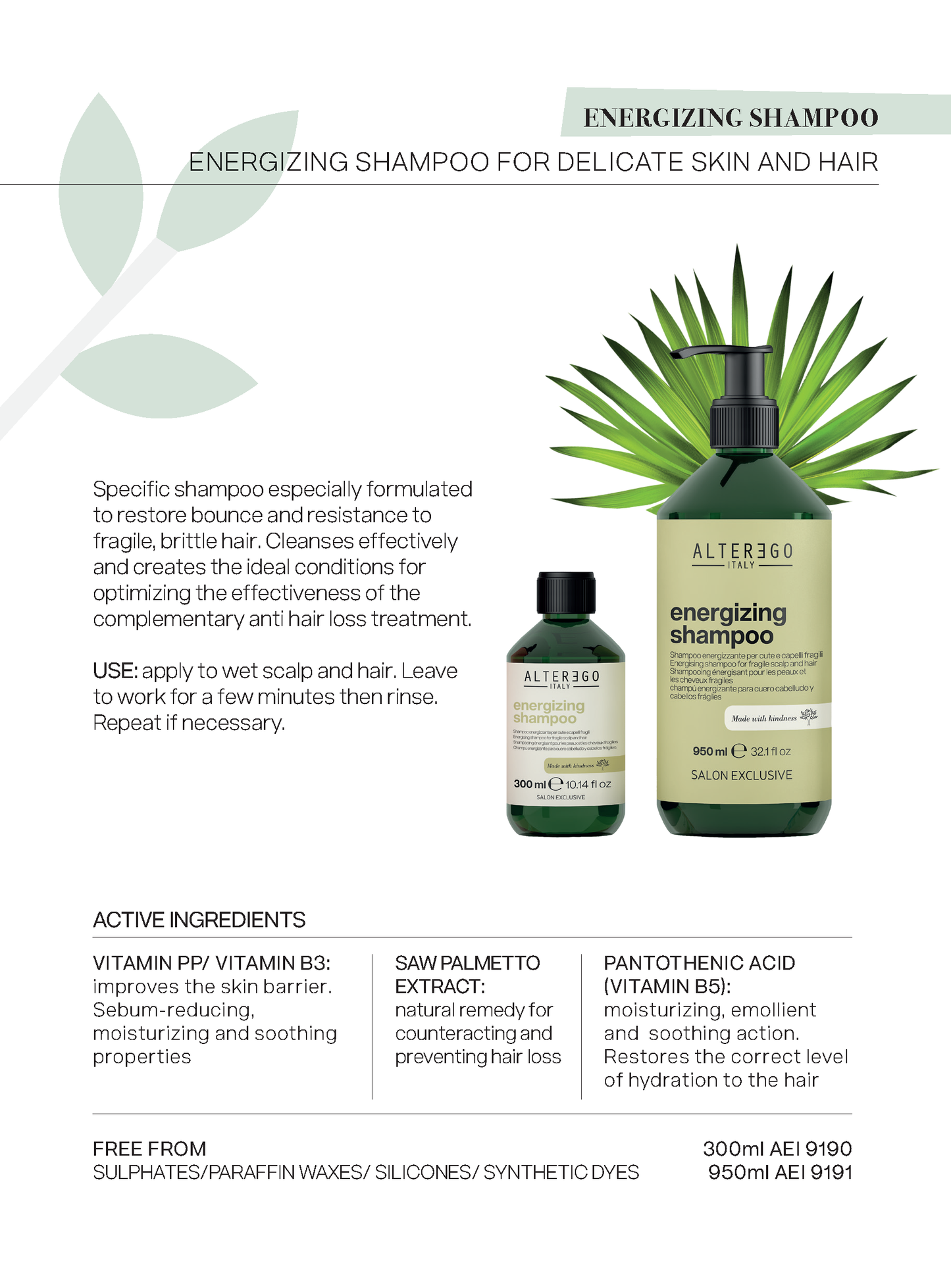 Alter Ego Italy — Master Care Collection - Scalp products and rituals